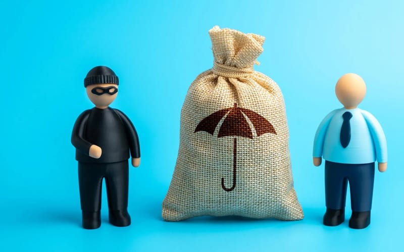 Illustration representing workers compensation insurance fraud investigation